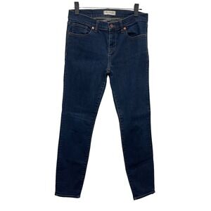 Women's Madewell dark wash Skinny Skinny Mid Rise Jeans - 29